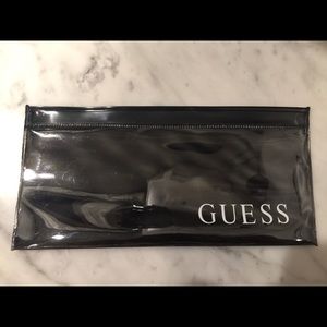 Guess Jeans Ziploc closure  logo plastic travel watch & jewelry holder